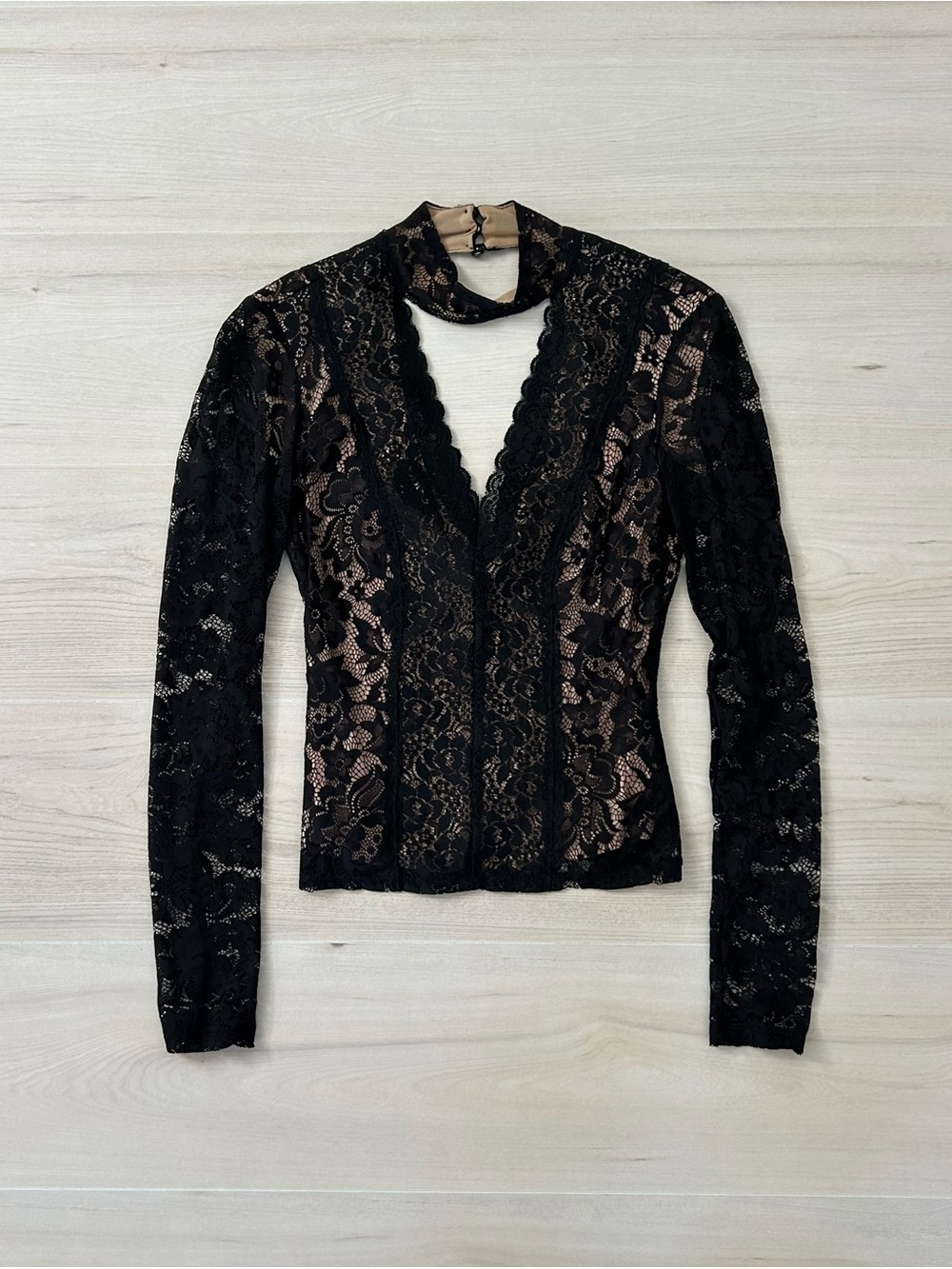 bebe lace long sleeve